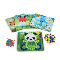 Puzzle Panda (varios) con Clavitos