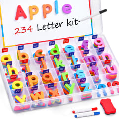 Set de 234 Letras Magnéticas y Tablero Doble