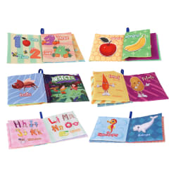 Set 6 Libros Sensoriales de Tela