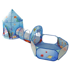 Set de Carpa Infantil 3 en 1 con Diseño Oceánico