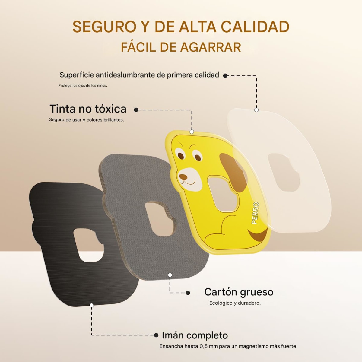 Alfabeto Magnético con Animales Coloridos3