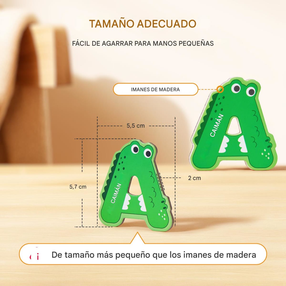 Alfabeto Magnético con Animales Coloridos5