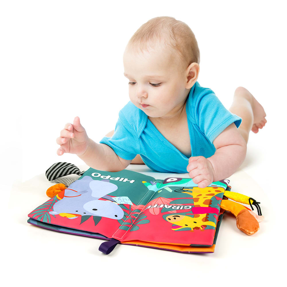 Set 3 Libros Sensoriales de Tela para Estimulación2