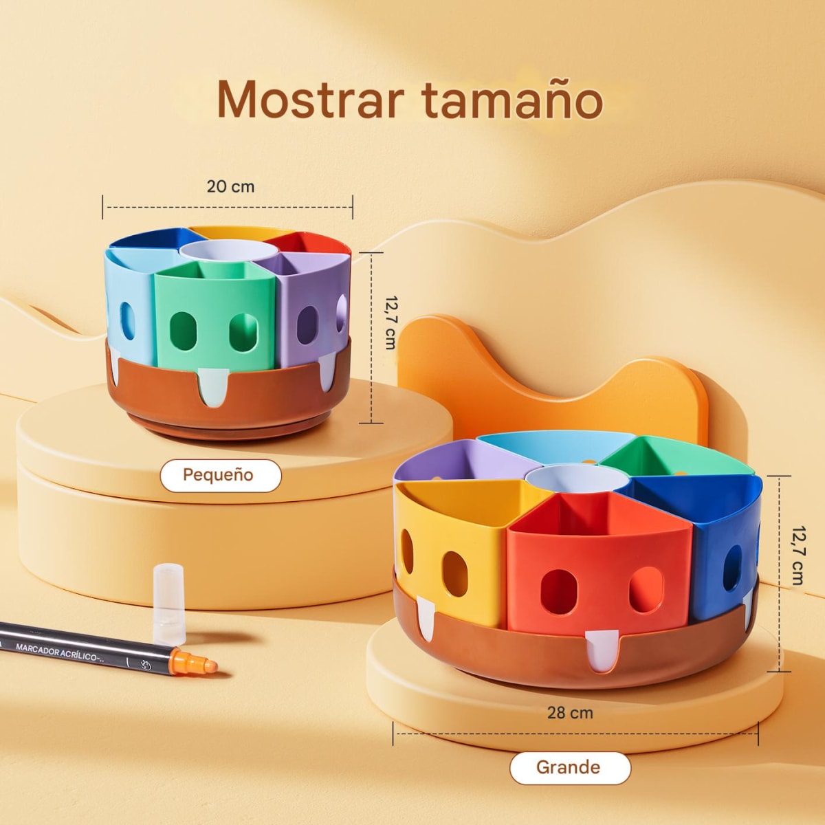 Organizador Giratorio de Colores3