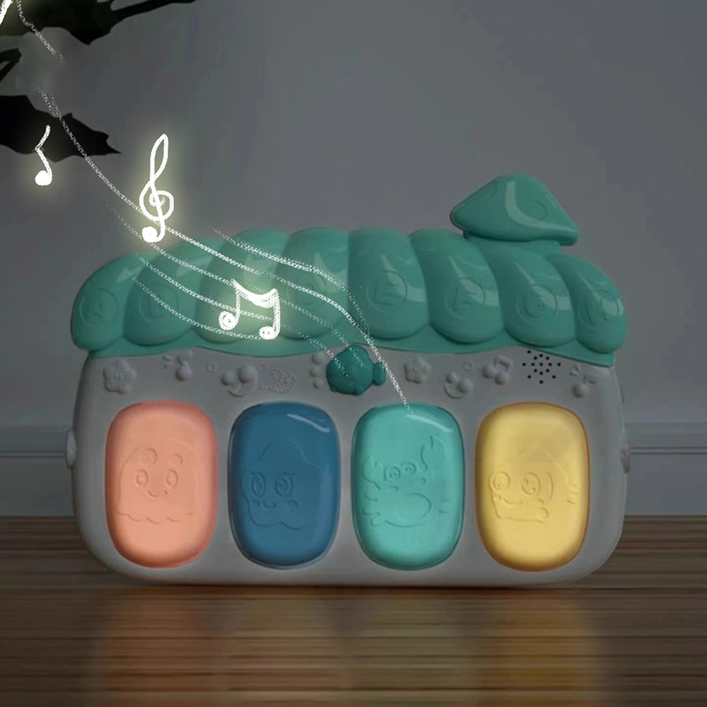 Gimnasio Piano con Luces y Música, celeste o rosado.12