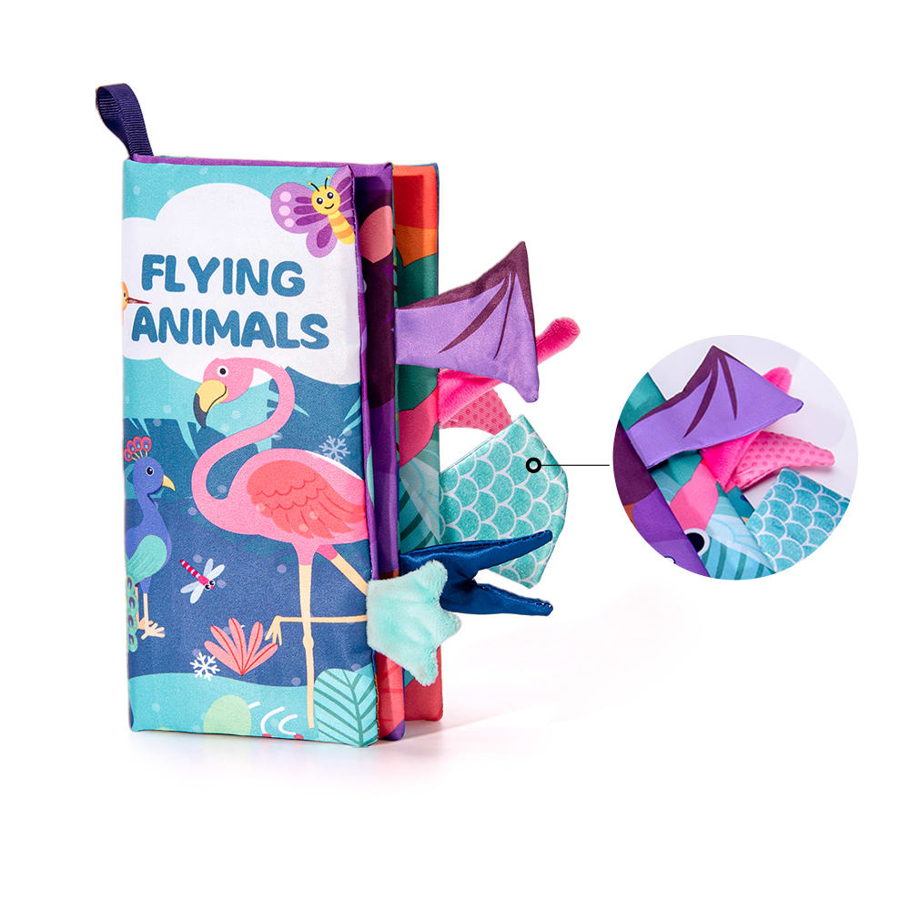 Set 3 Libros Sensoriales de Tela para Estimulación4