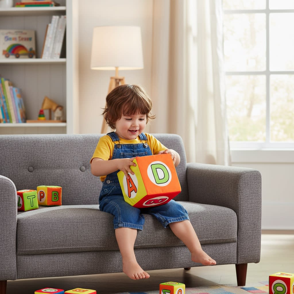 Dado de Tela con Letras de 20 cm4