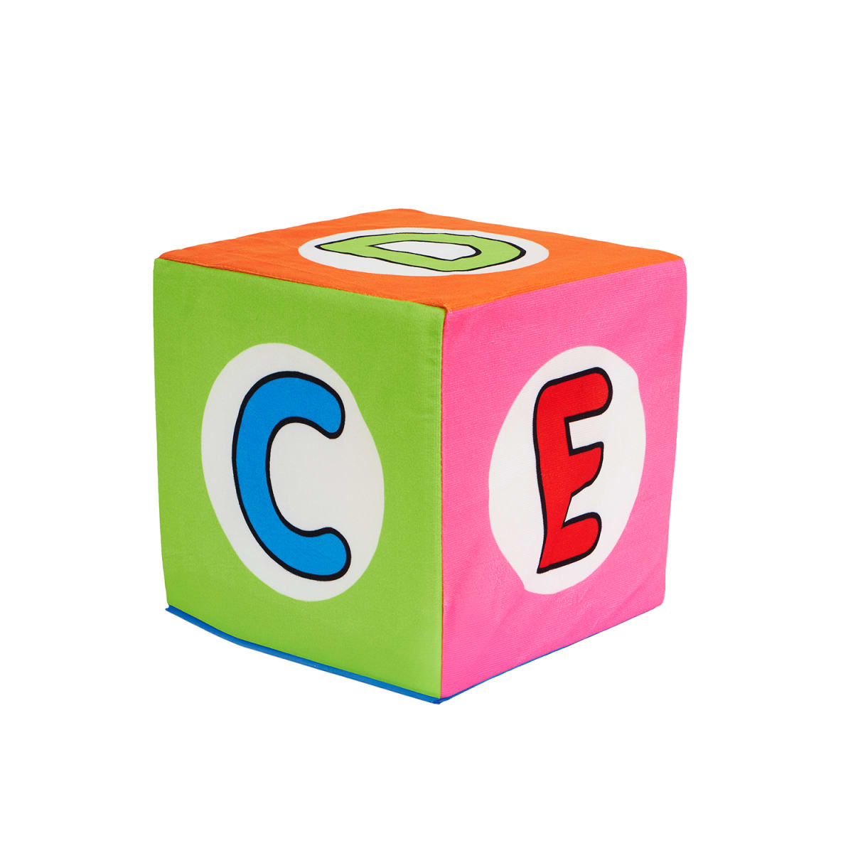 Dado de Tela con Letras de 20 cm2