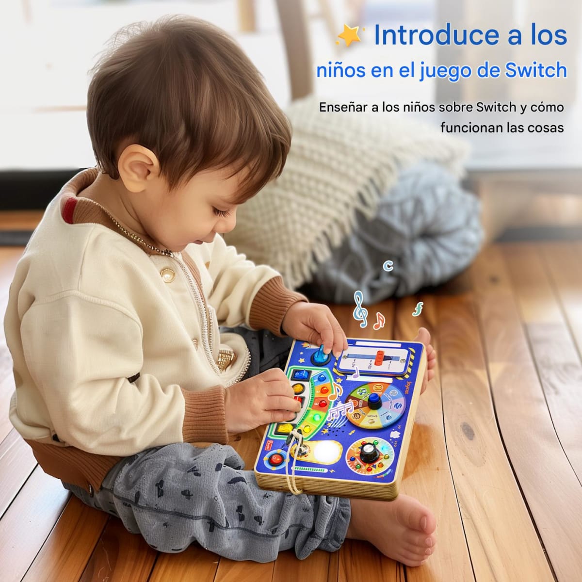 Tablero de Actividades con Luz LED - Azul1