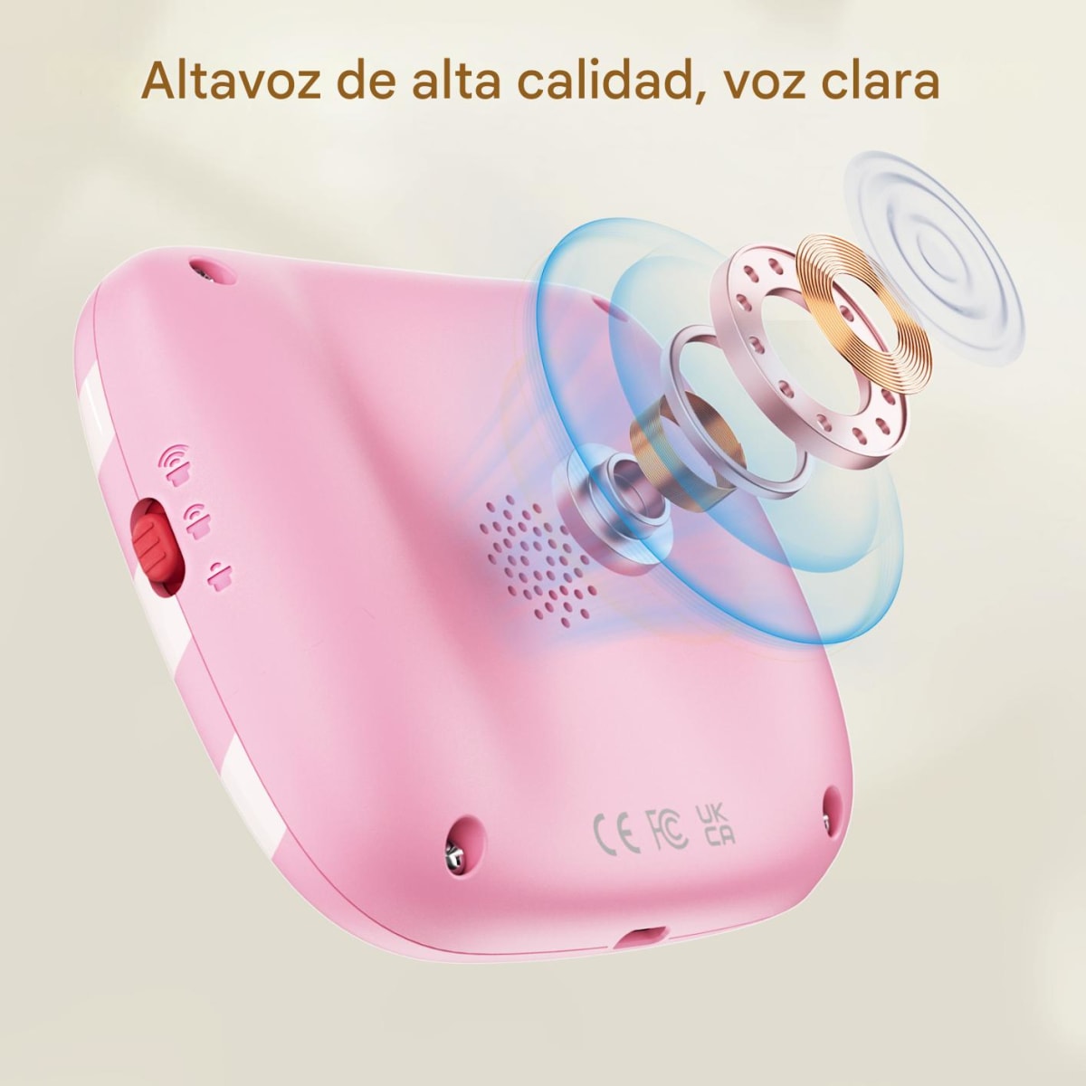 Tarjetas Interactivas Parlantes Inglés y Español  Rosada5