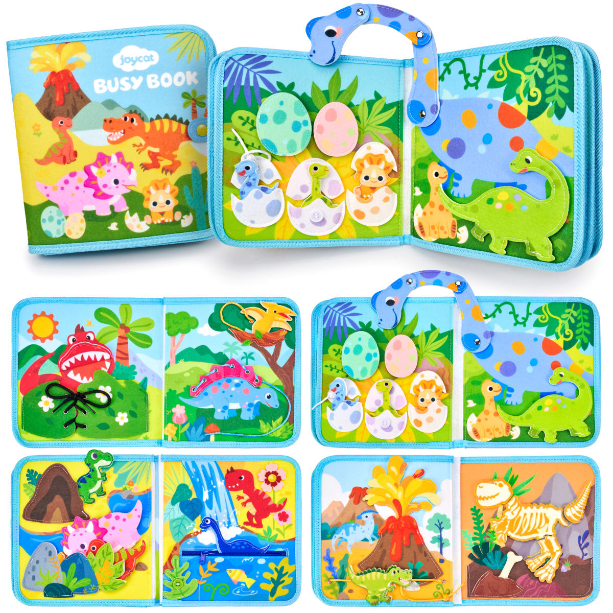 Libro Educativo Actividades Dinos3