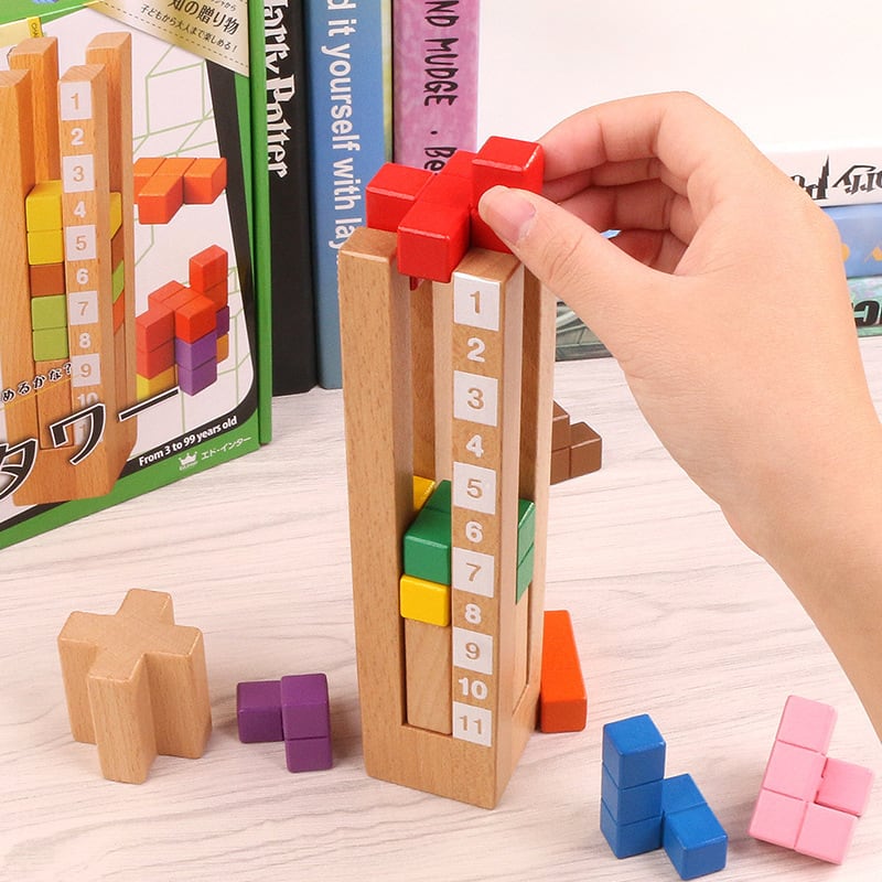 Torre de Cerebro Japonés de Madera1