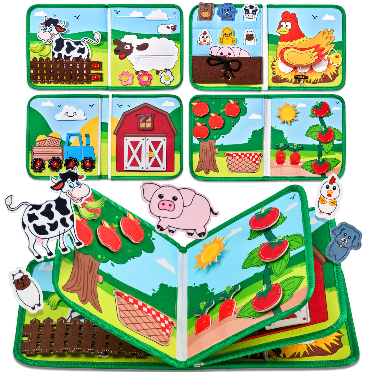 Libro Educativo Actividades Granja5