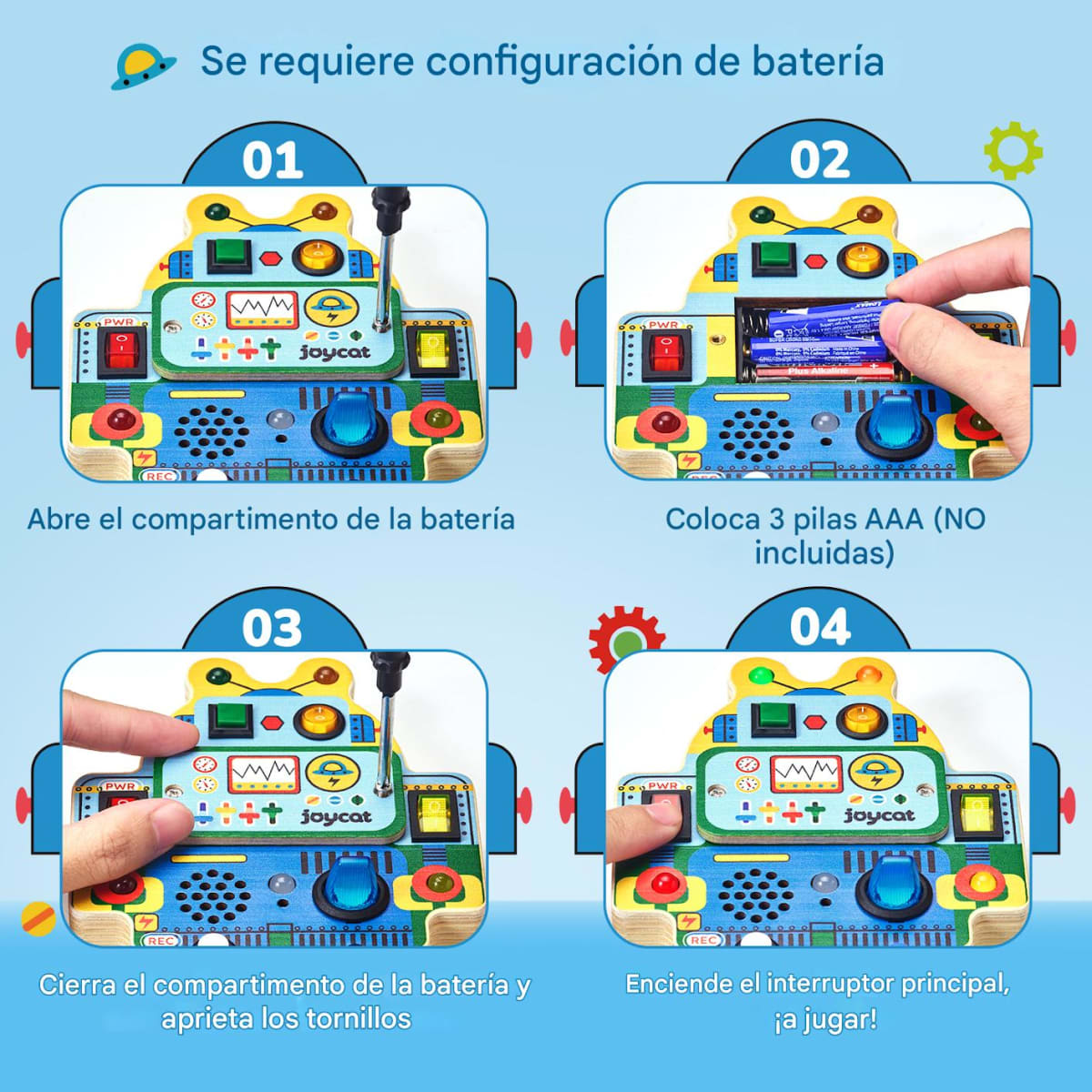 Tablero de Actividades Robóticas con Luz LED2