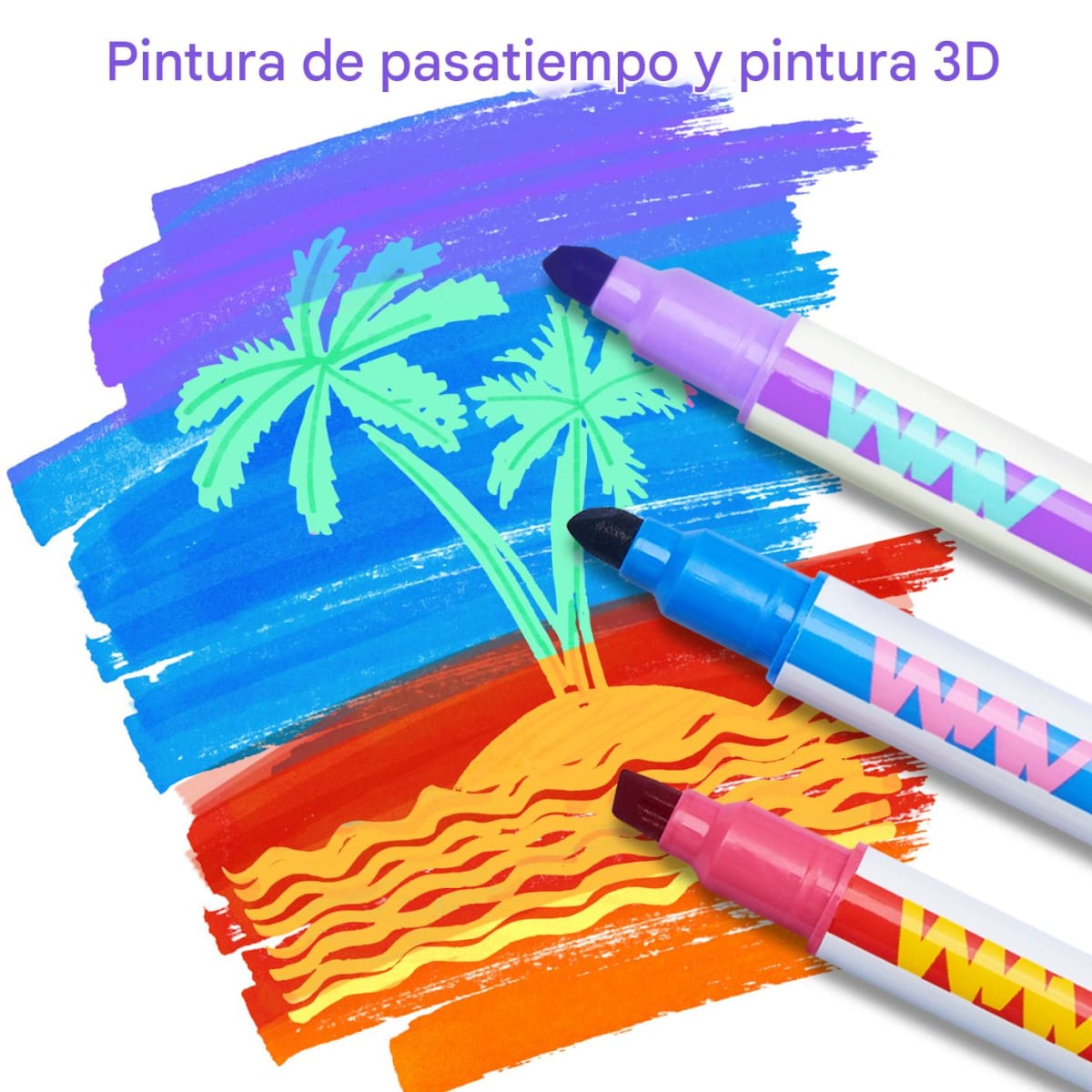 Set 10 Plumones Mágicos Cambia Color5