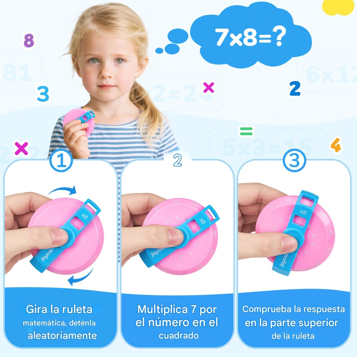 Set de 6 Ruedas para Aprender a Multiplicar4