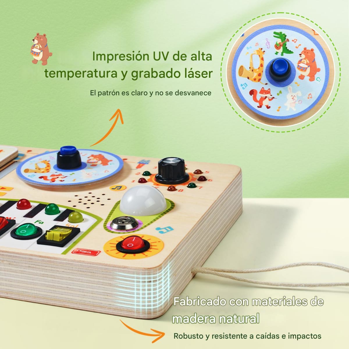 Tablero de Actividades con Luz LED3