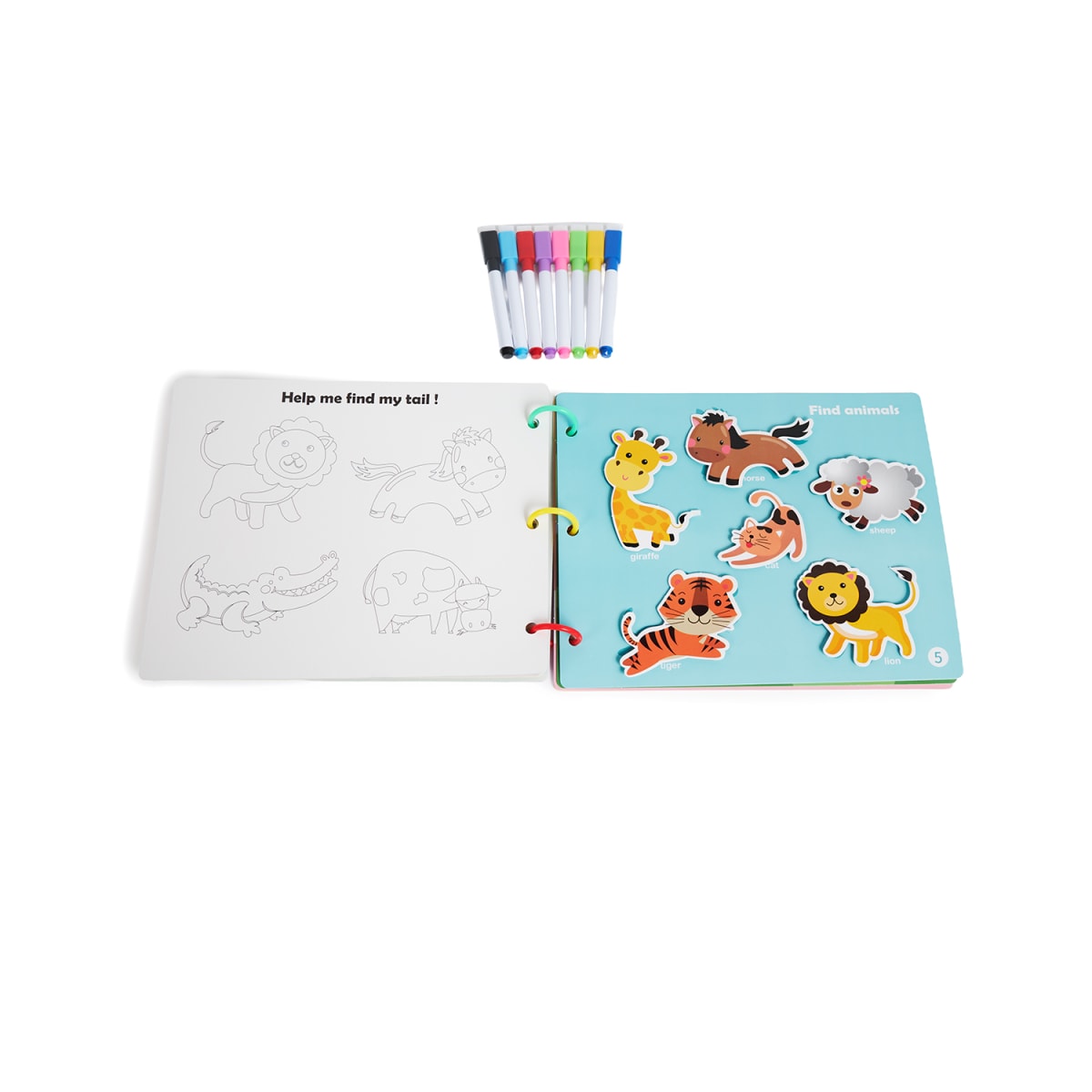 Libro Educativo con Velcro – Animales2