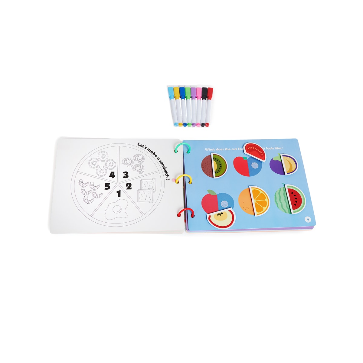 Libro Educativo con Velcro – Alimentos2