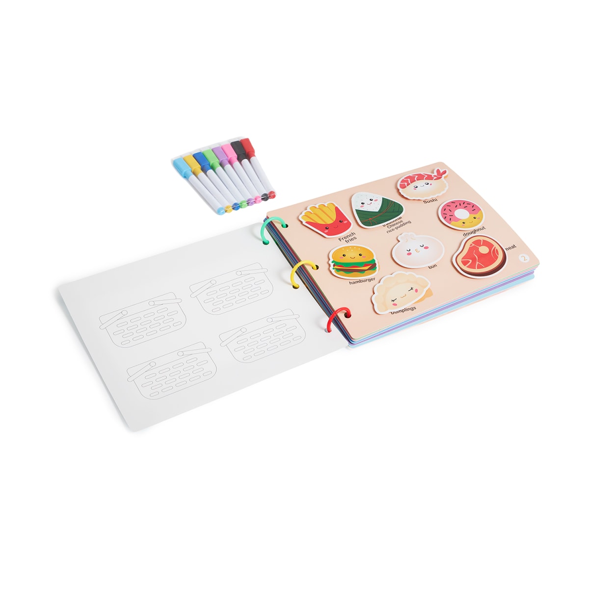 Libro Educativo con Velcro – Alimentos3