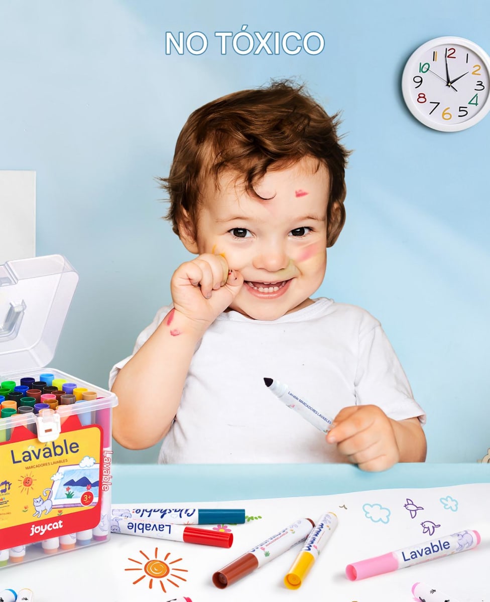 Set de 48 Plumones con Caja Plástica4