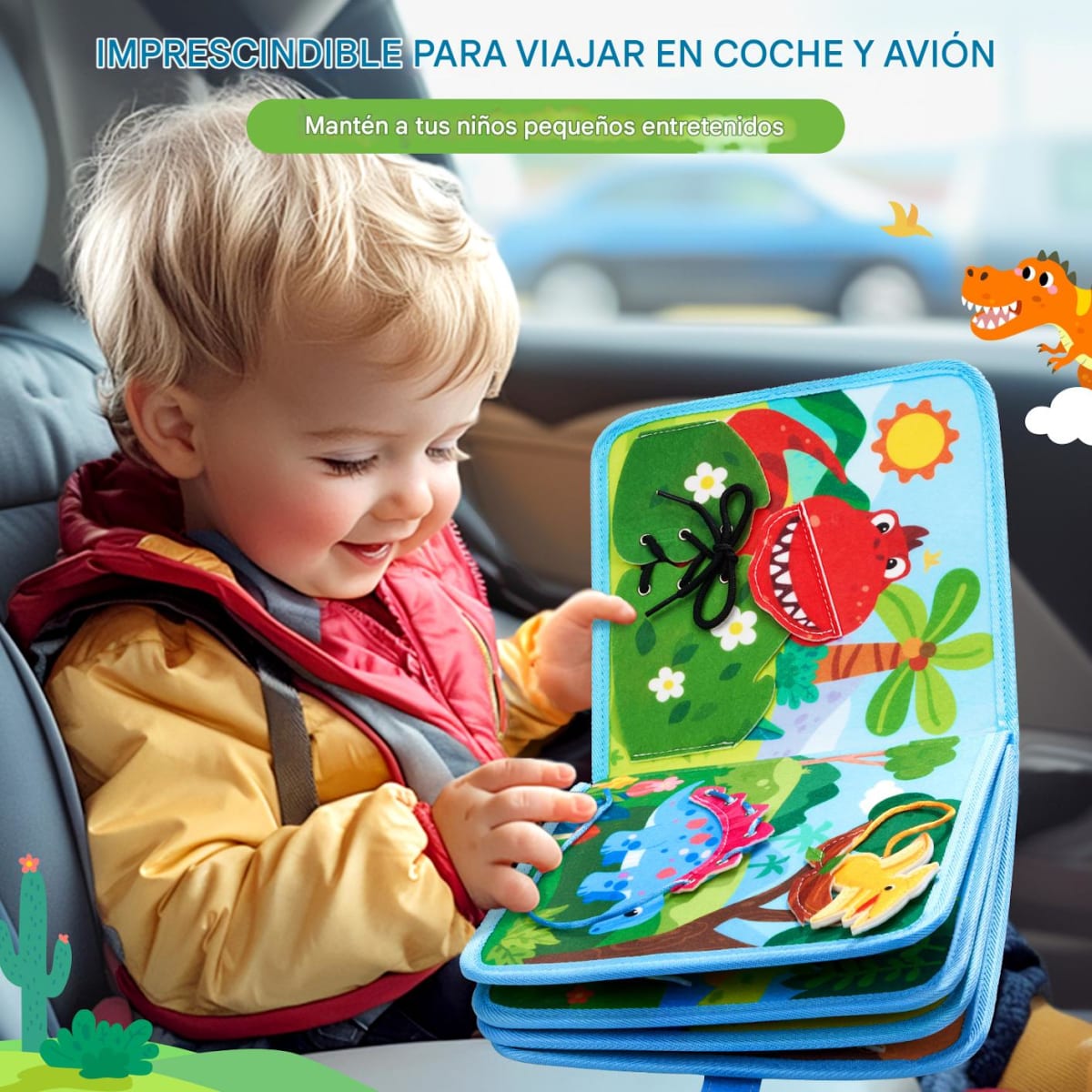 Libro Educativo Actividades Dinos5
