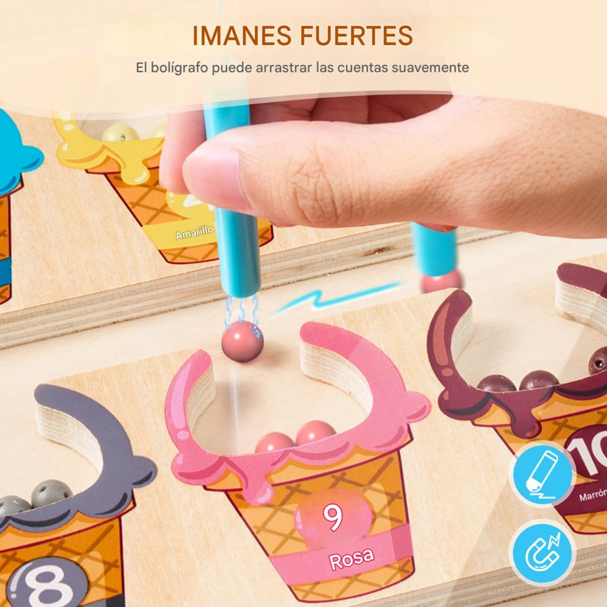 Laberinto Magnético de Colores y Conteo2