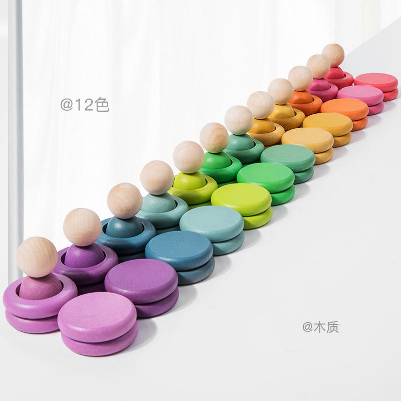 Juego Educativo de Seguimiento Colores - Madera4