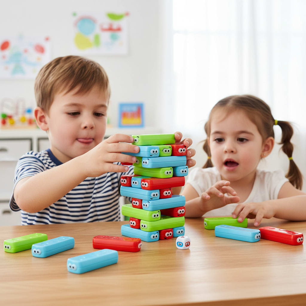 Jenga con Caritas Divertidas1
