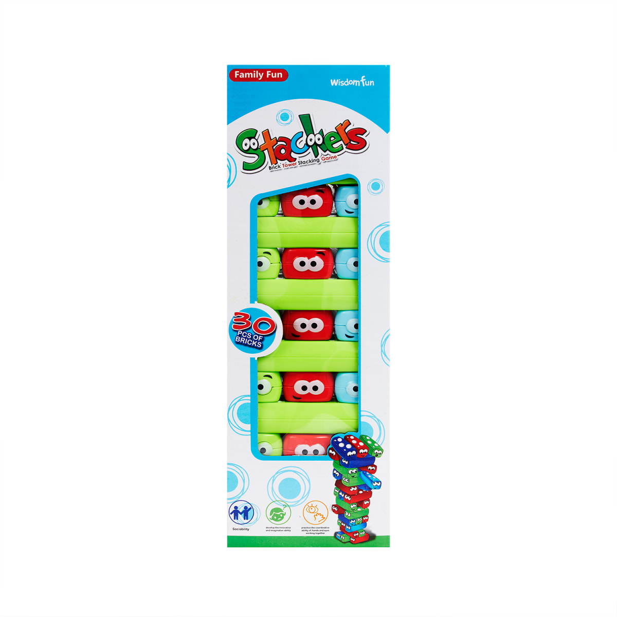 Jenga con Caritas Divertidas4