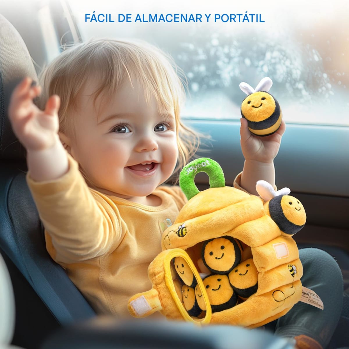 Colmena de Peluche con 5 Abejitas6