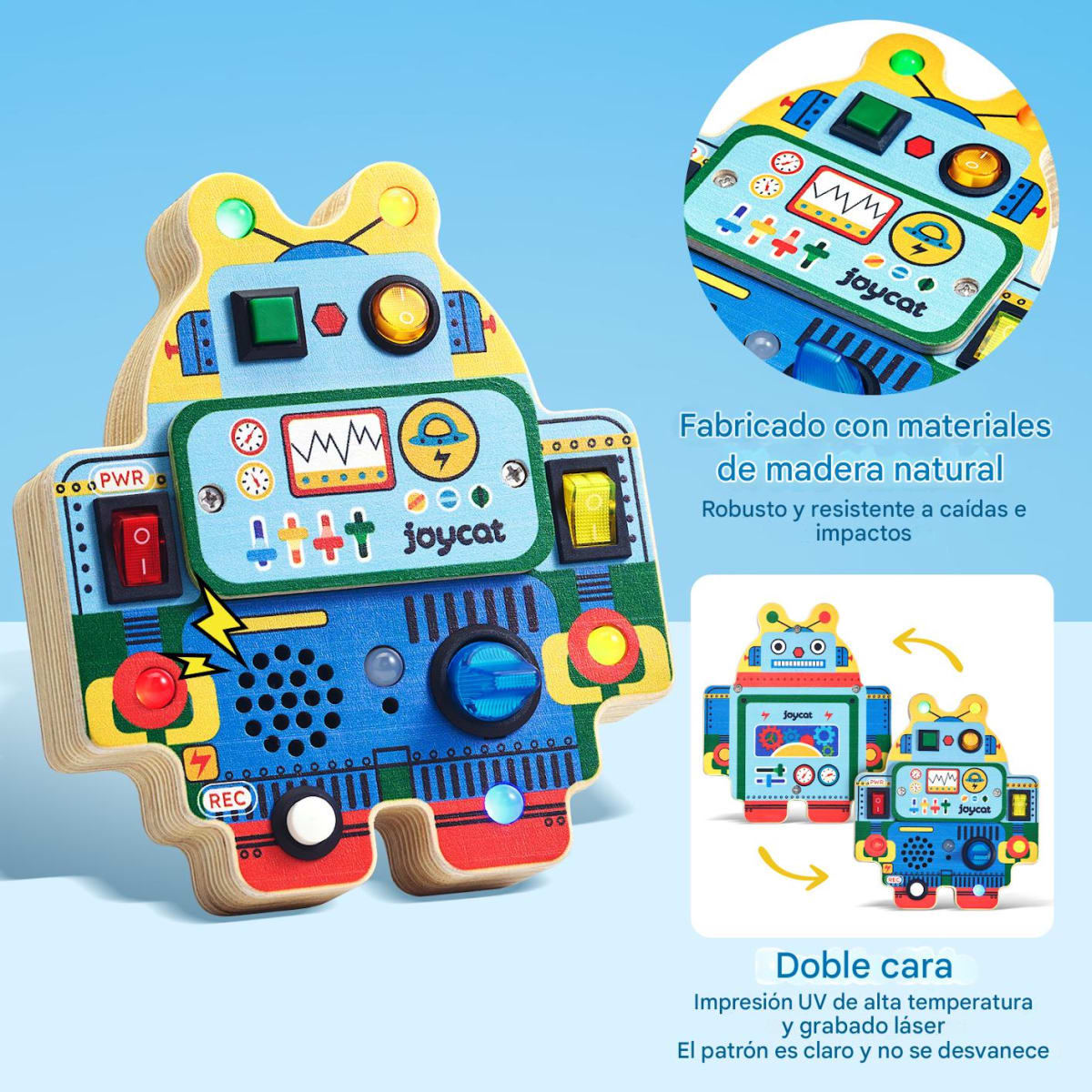 Tablero de Actividades Robóticas con Luz LED4