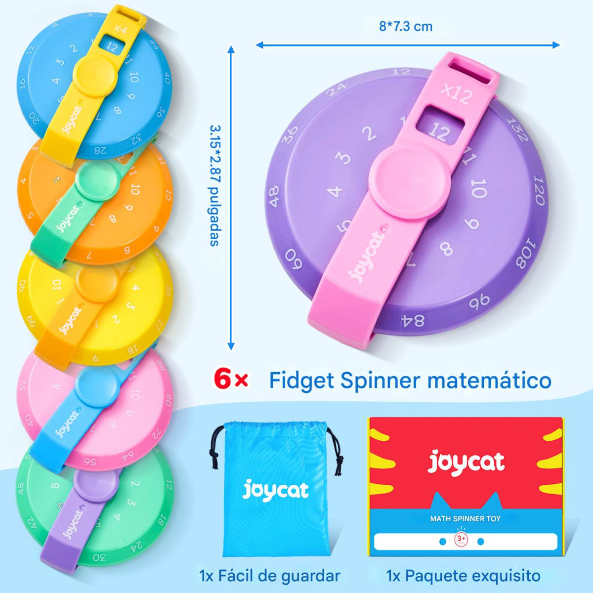 Set de 6 Ruedas para Aprender a Multiplicar5