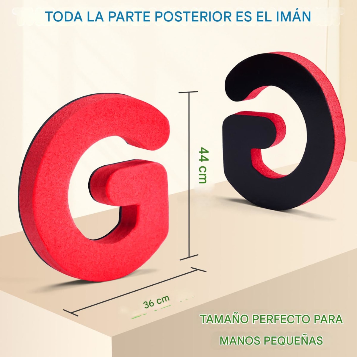 Set de 234 Letras Magnéticas y Tablero Doble4