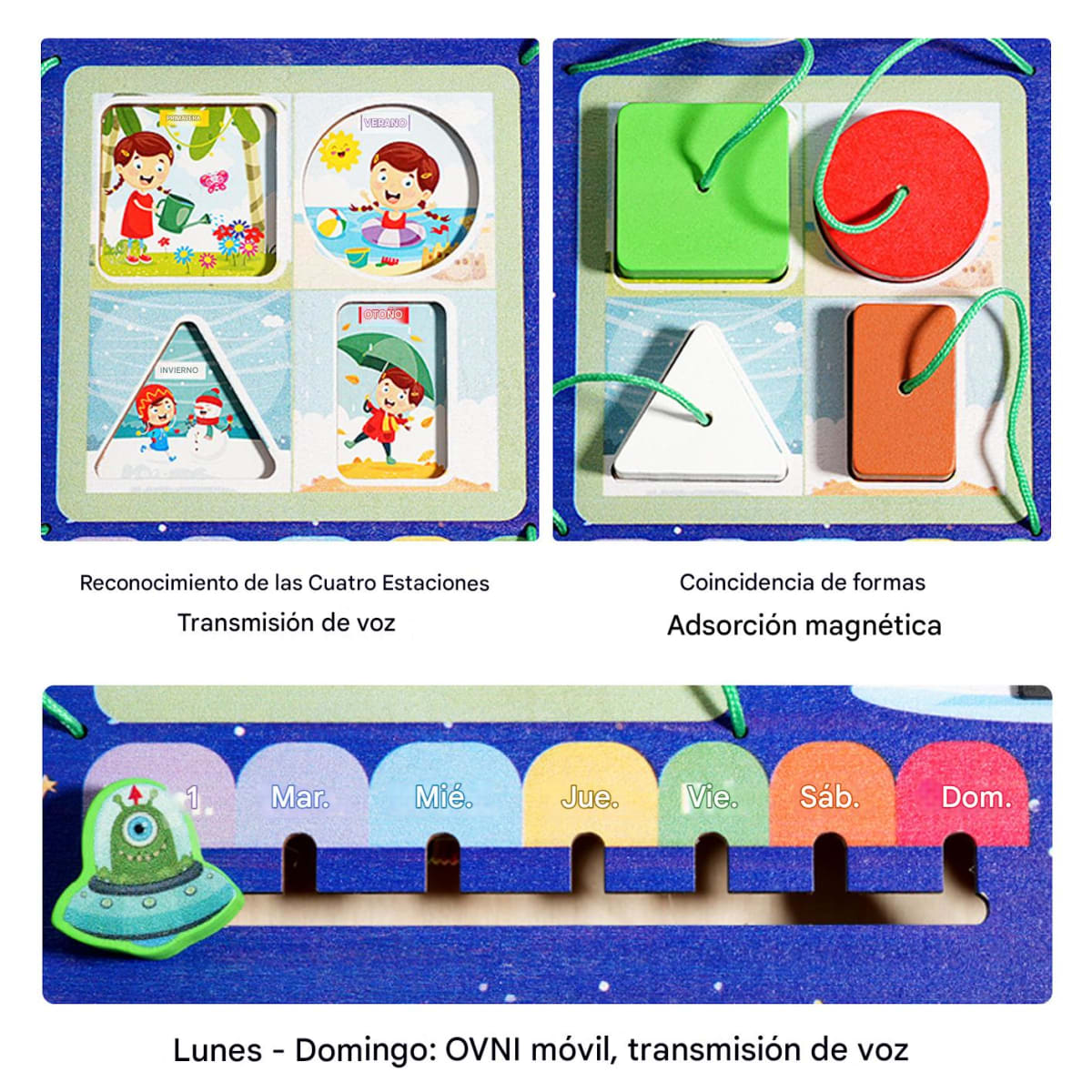 Tablero Sensorial Espacial de Madera5