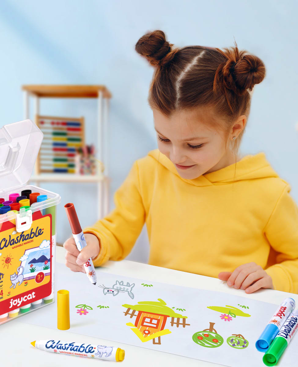 Set de 24 Plumones con Caja Plástica6