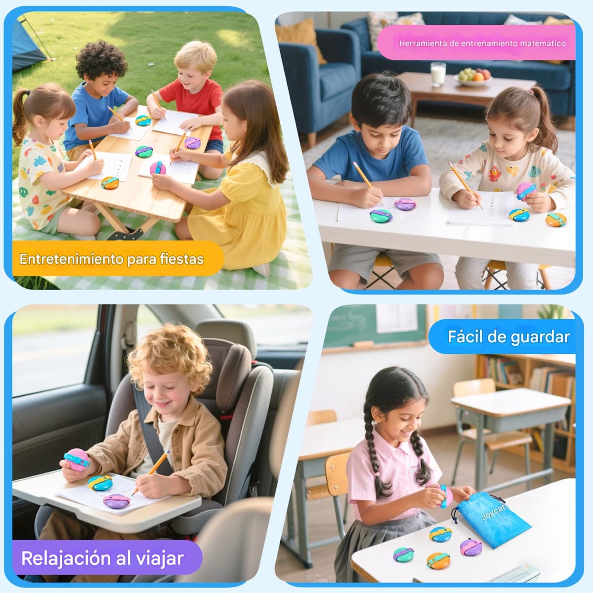 Set de 6 Ruedas para Aprender a Multiplicar6