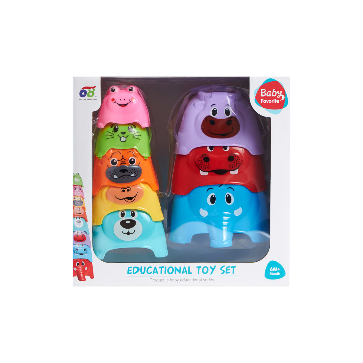 Torres Apilables de Animales – 33 cm3