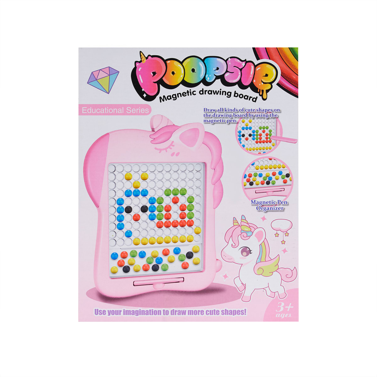 Tablero Mágico Magnético de Unicornio3