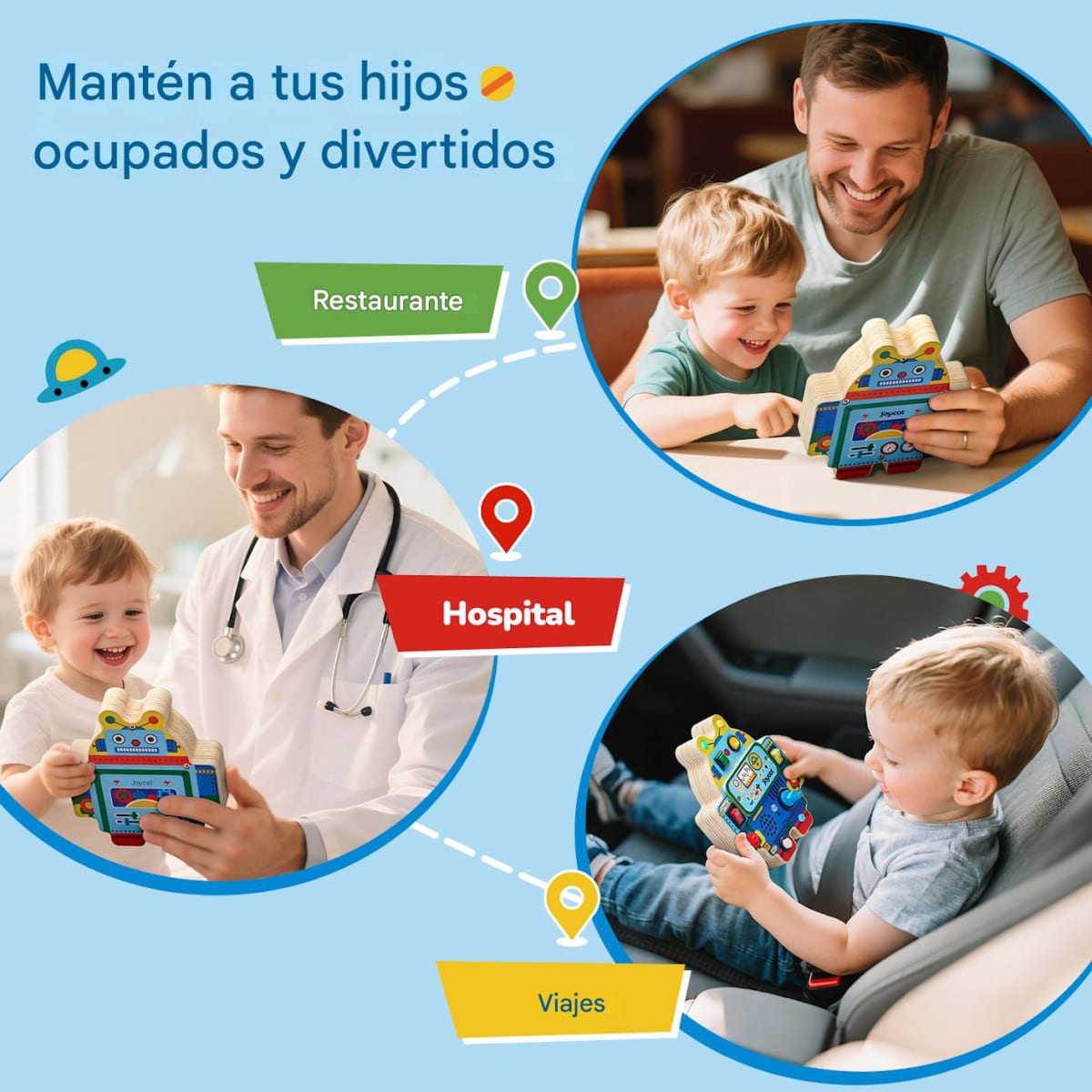 Tablero de Actividades Robóticas con Luz LED6