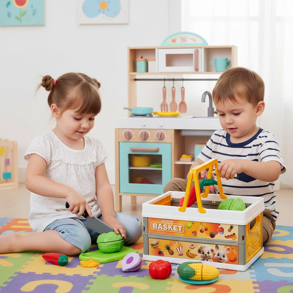 Canasto Plegable con Verduras para Cortar y Enteras4