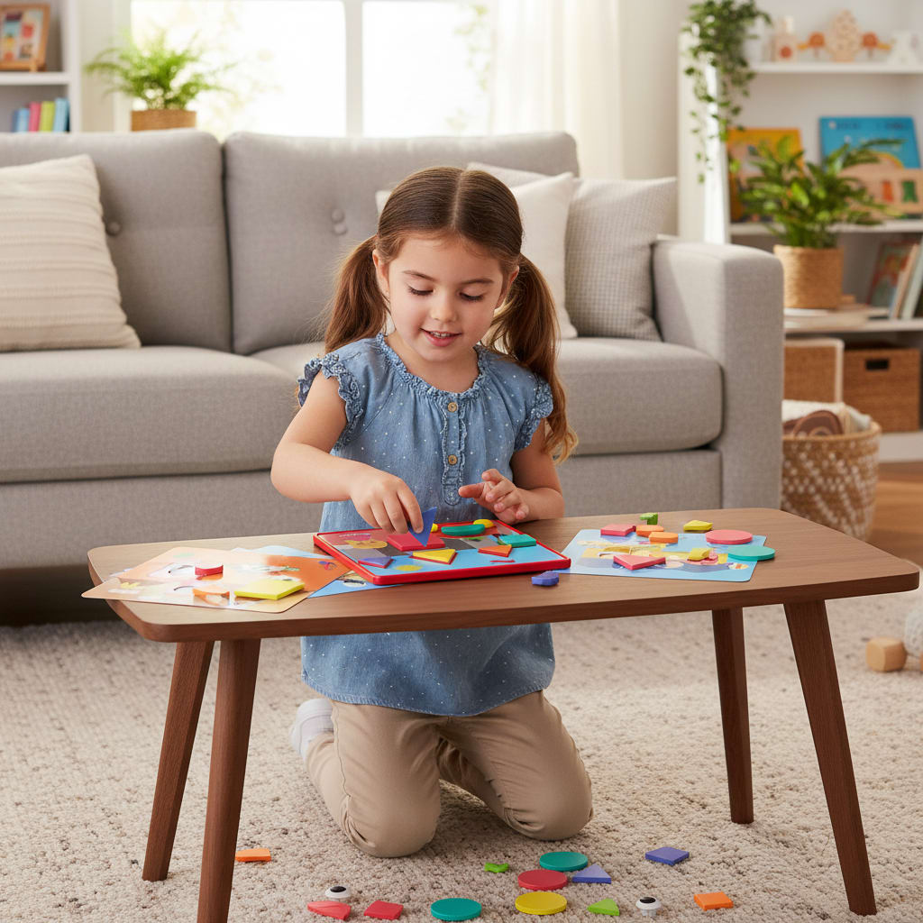 Arte con Botones – Figuras Geométricas4