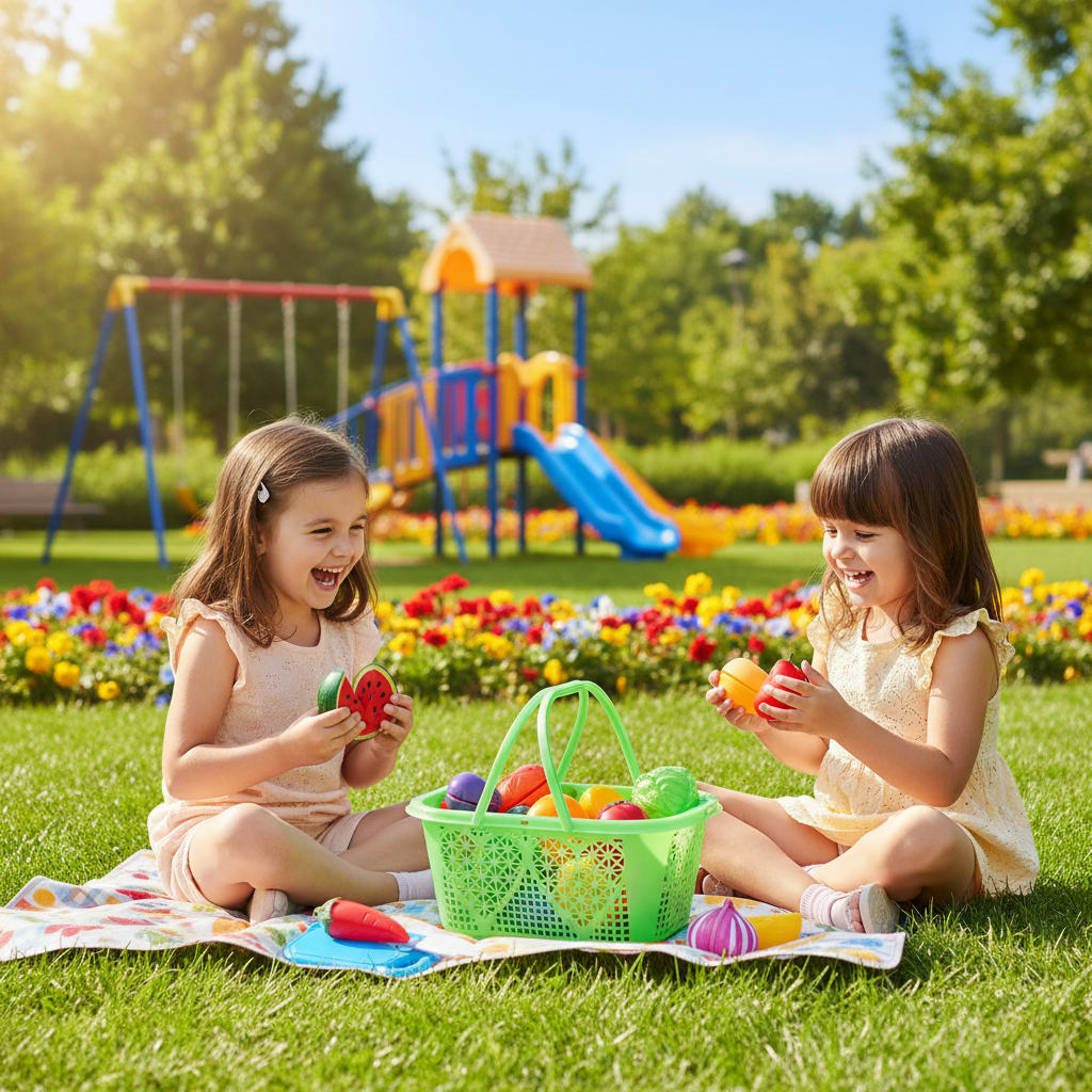 Canasta con Frutas y Verduras para Cortar 18 pzs4