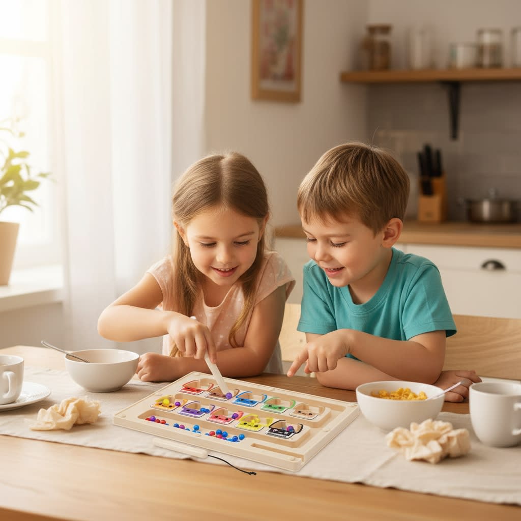 Laberinto Magnético de Colores y Números1