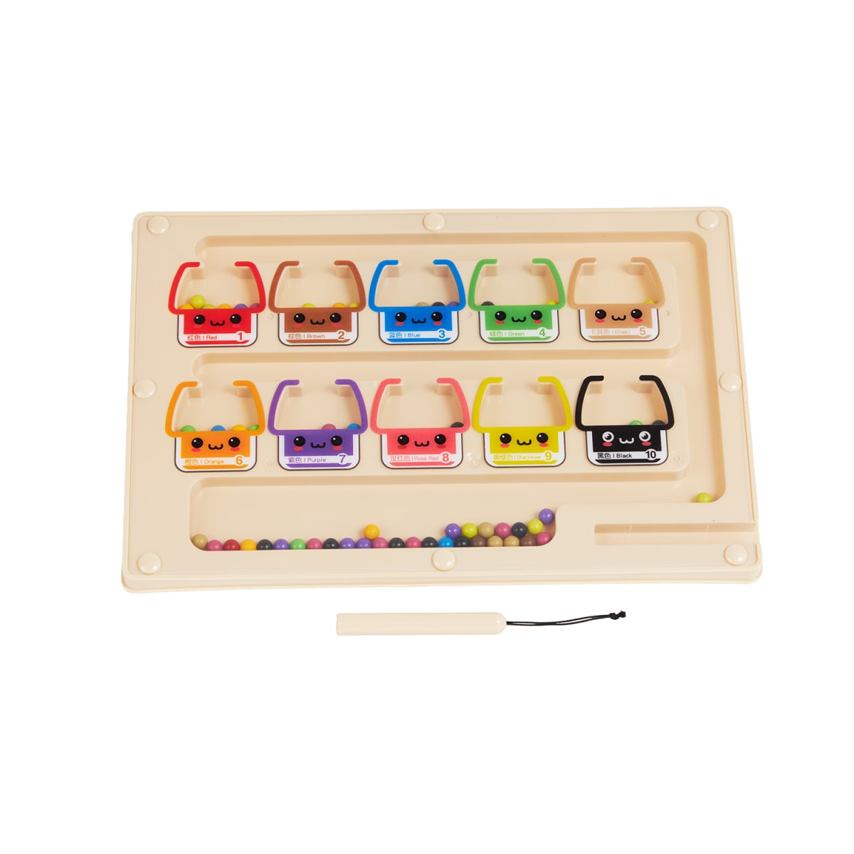 Laberinto Magnético de Colores y Números2