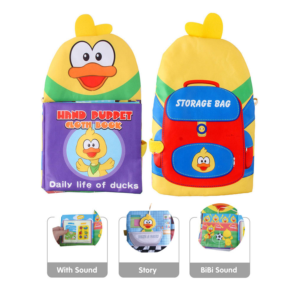 Títere y Libro de Tela Pato6