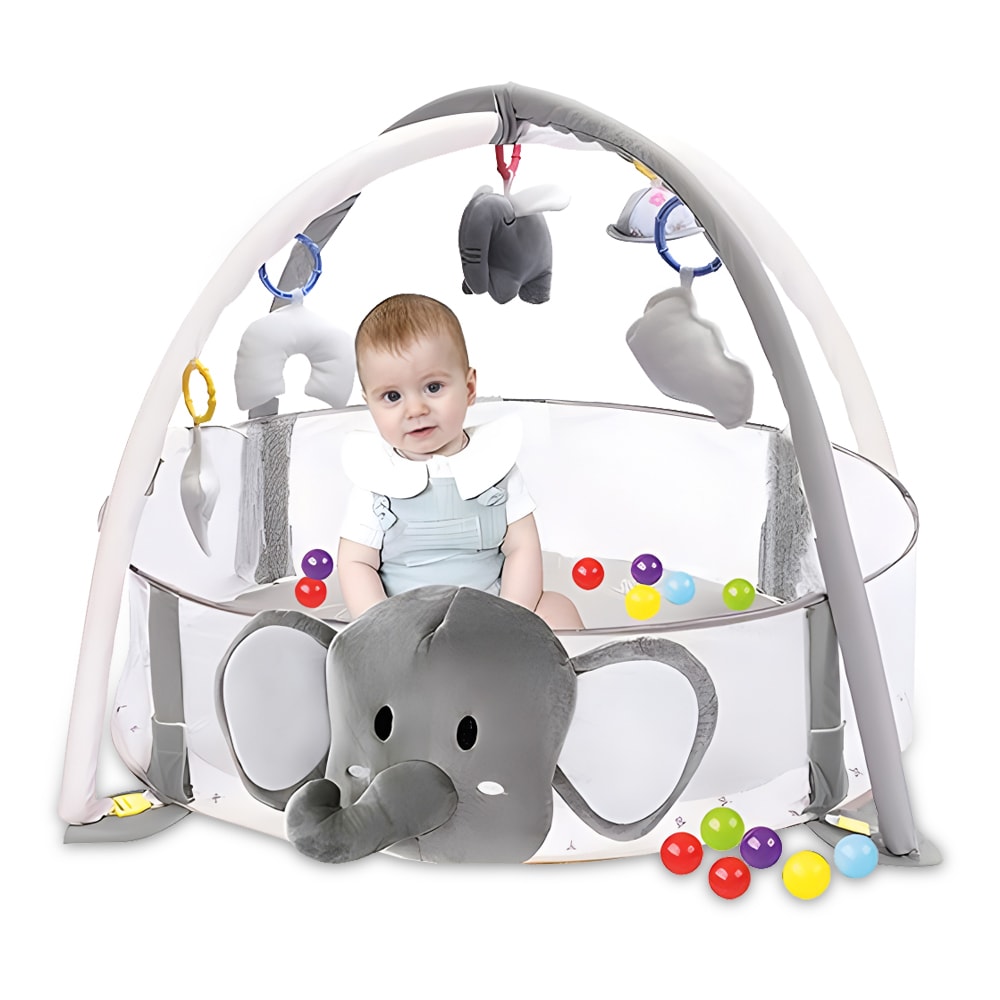 Gimnasio Elefante con Tapete y Piscina de Pelotas2