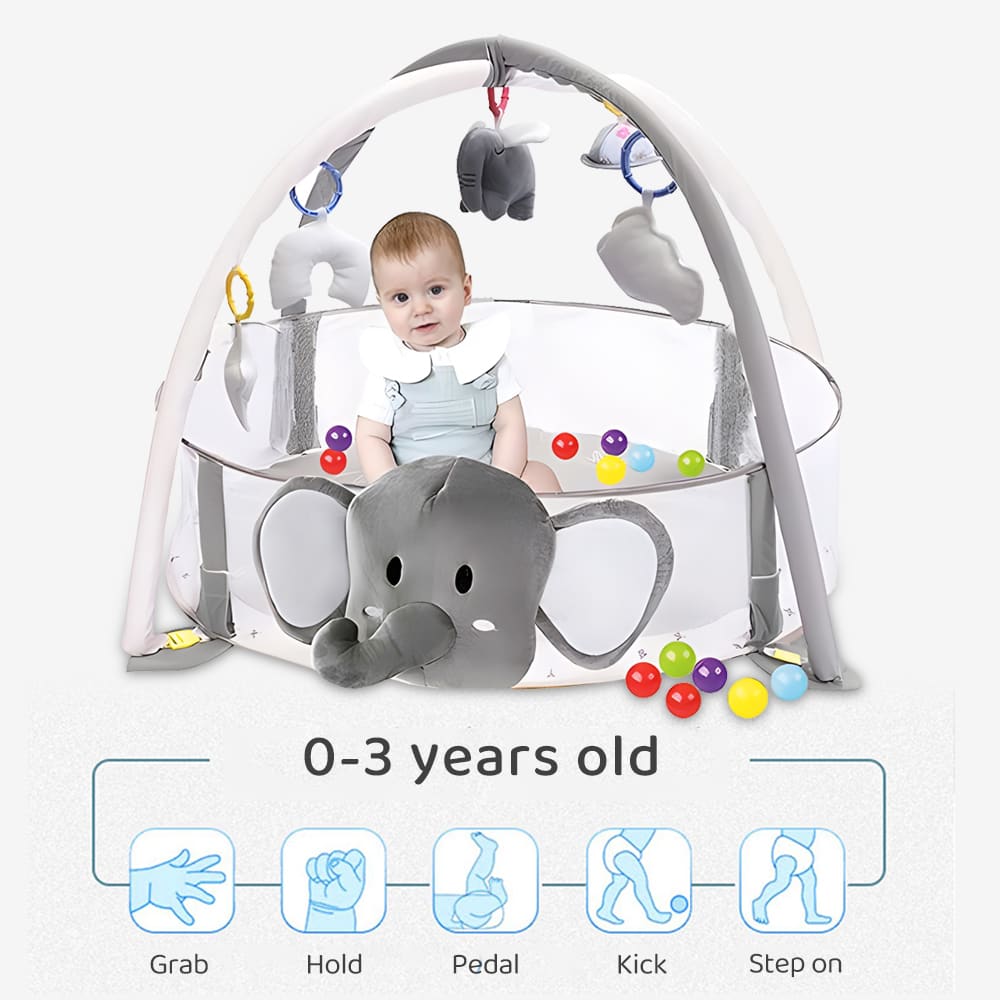 Gimnasio Elefante con Tapete y Piscina de Pelotas4