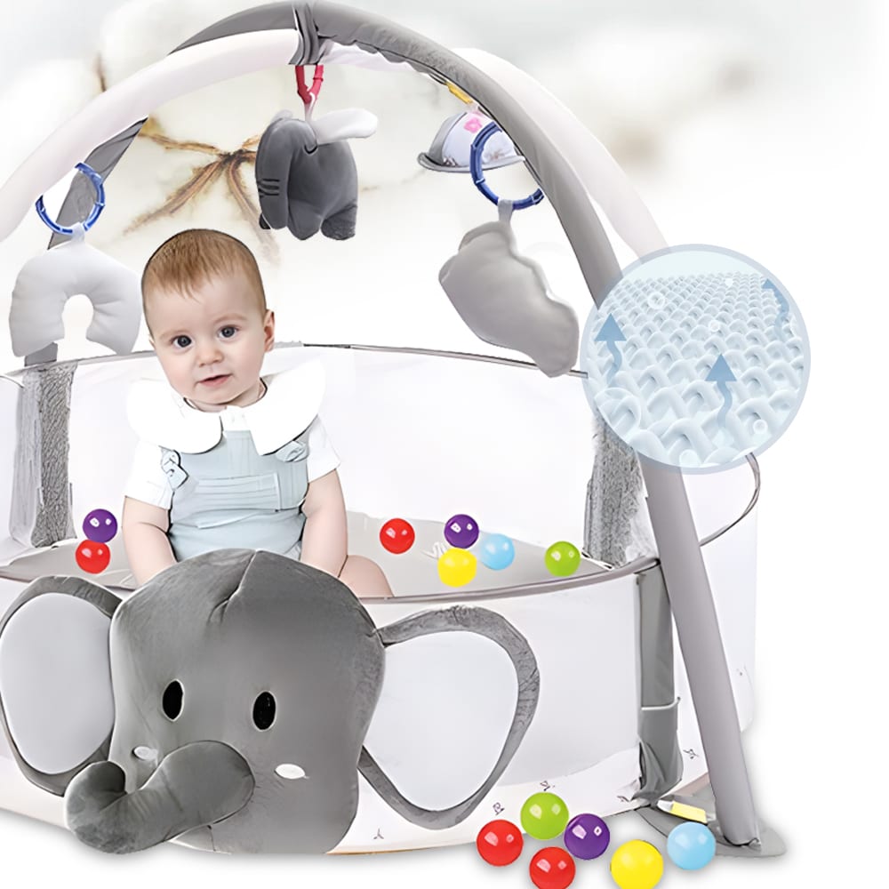 Gimnasio Elefante con Tapete y Piscina de Pelotas5