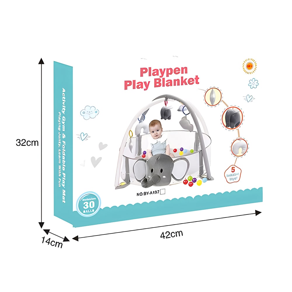 Gimnasio Elefante con Tapete y Piscina de Pelotas6